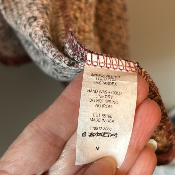 Animal Print Dolman Short Sleeve Cardigan Medium - Picture 7 of 7